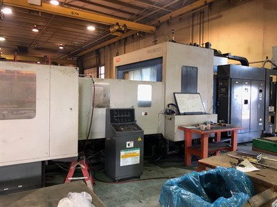 TOYODA FA 800 CNC HORIZONTAL MACHINING CENTER W/ 8 APC