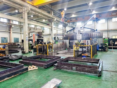 MITSUBISHI MVR 35/5000 CNC BRIDGE FRAME MACHINING CENTER