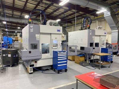 EMAG VL 4 CNC INVERTED TURNING CENTER WITH AUTOMATION