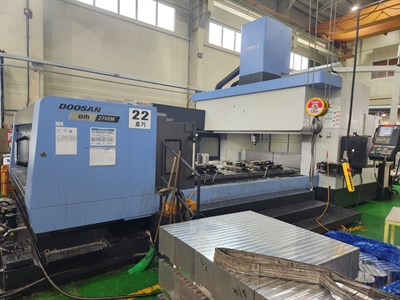 DOOSAN BM 2740M CNC BRIDGE TYPE VERTICAL MACHINING CENTER