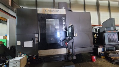 HANKOOK VTC 125E CNC VERTICAL BORING MILL WITH MILLING