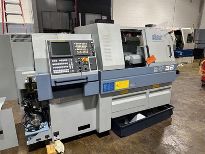 STAR SV 32 9-AXIS CNC SWISS TYPE AUTOMATIC LATHE