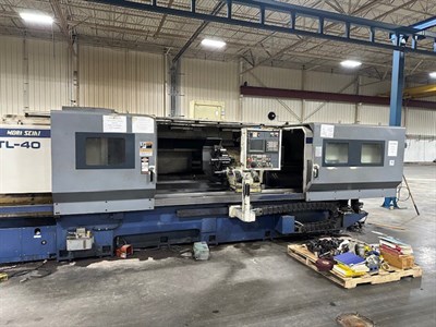 MORI SEIKI TL40B 3000 CNC FLAT BED TURNING CENTER