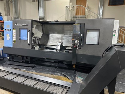 DN SOLUTIONS PUMA 4100LMB CNC UNIVERSAL TURNING CENTER WITH MILLING AND HYDRAULIC STEADY REST
