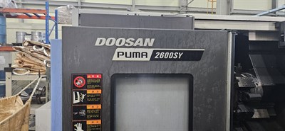 DOOSAN PUMA 2600SY CNC UNIVERSAL LATHE WITH MILLING, Y AXIS & SUB SPINDLE