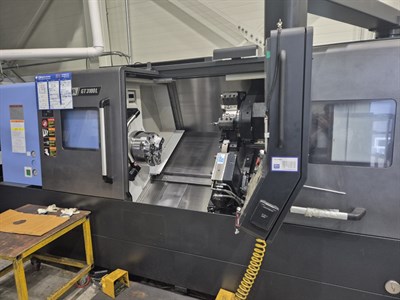 DN SOLUTIONS PUMA GT 3100L CNC UNIVERSAL TURNING CENTER WITH HYDRAULIC STEADY REST