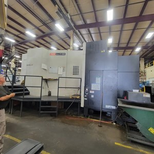 MAZAK HCN 10800 CNC 4 AXIS HORIZONTAL MACHINING CENTER
